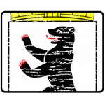 Coat Of Arms Of Berlin Fleece Blanket (Medium)
