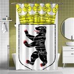 Coat Of Arms Of Berlin Shower Curtain 48  x 72  (Small)