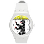 Coat Of Arms Of Berlin Round Plastic Sport Watch (M)