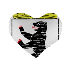 Coat Of Arms Of Berlin Standard 16  Premium Heart Shape Cushion  from ArtsNow.com Front