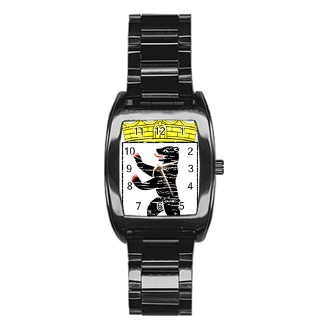 Coat Of Arms Of Berlin Stainless Steel Barrel Watch from ArtsNow.com Front