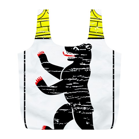 Coat Of Arms Of Berlin Full Print Recycle Bag (L) from ArtsNow.com Front