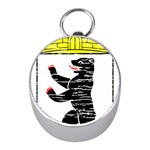 Coat Of Arms Of Berlin Silver Compass (Mini)