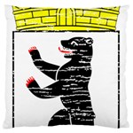 Coat Of Arms Of Berlin Large Flano Cushion Case (Two Sides)