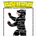 Coat Of Arms Of Berlin Large Satin Scarf (Square)