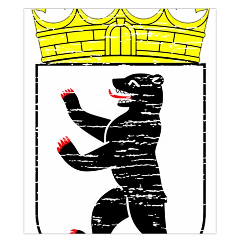 Coat Of Arms Of Berlin Duvet Cover Double Side (California King Size) from ArtsNow.com Back