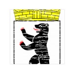 Coat Of Arms Of Berlin Small Satin Scarf (Square)