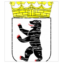 Coat Of Arms Of Berlin Drawstring Pouch (XXL) from ArtsNow.com Back