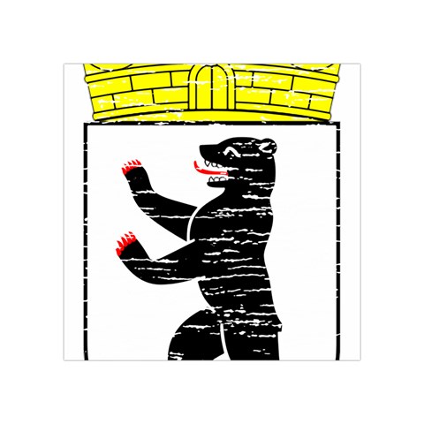 Coat Of Arms Of Berlin Square Tapestry (Small) from ArtsNow.com Front