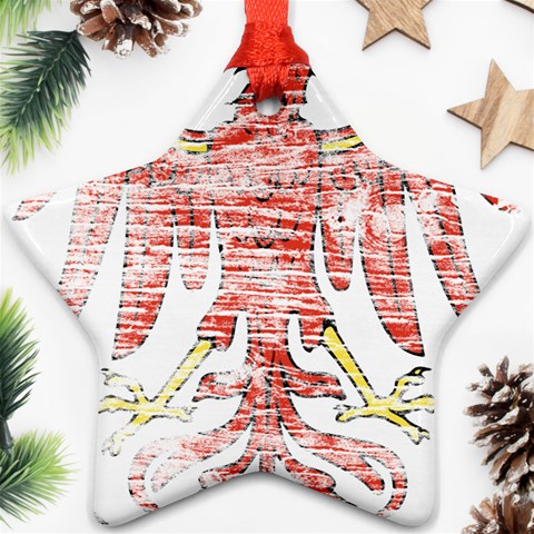 Brandenburg Coat Of Arms Ornament (Star) from ArtsNow.com Front