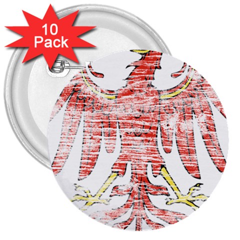 Brandenburg Coat Of Arms 3  Button (10 pack) from ArtsNow.com Front