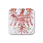 Brandenburg Coat Of Arms Rubber Square Coaster (4 pack)