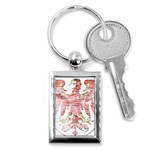 Brandenburg Coat Of Arms Key Chain (Rectangle)
