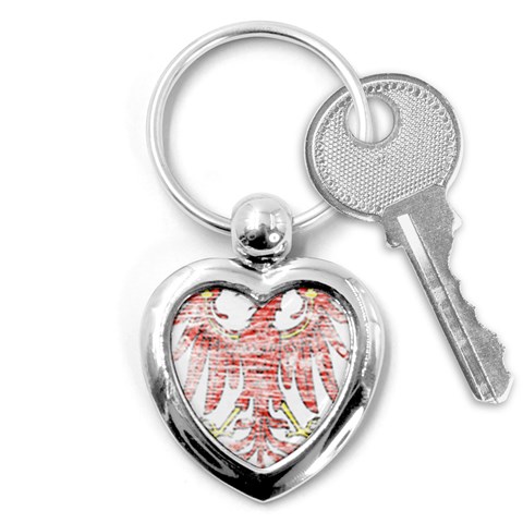 Brandenburg Coat Of Arms Key Chain (Heart) from ArtsNow.com Front