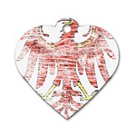 Brandenburg Coat Of Arms Dog Tag Heart (One Side)
