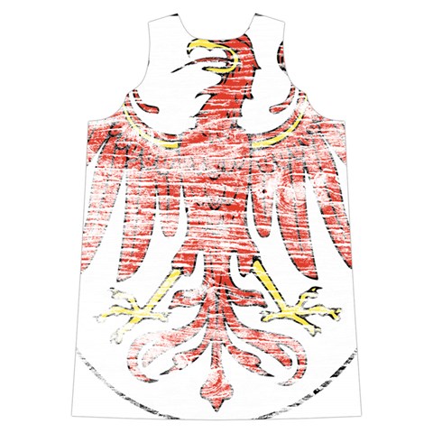 Brandenburg Coat Of Arms Shoulder Cutout Velvet One Piece from ArtsNow.com Back