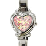 England Coa Heart Italian Charm Watch