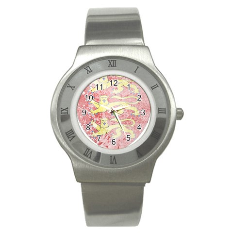 England Coa Stainless Steel Watch from ArtsNow.com Front
