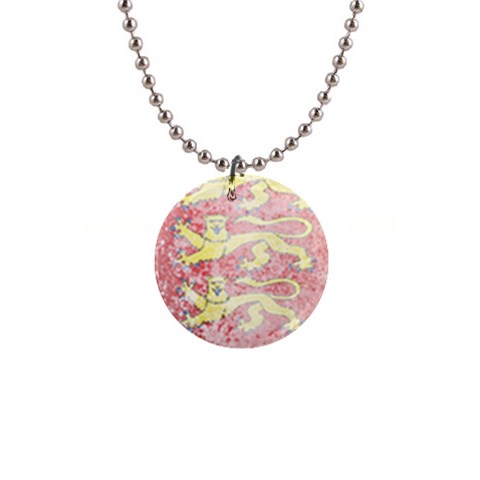 England Coa 1  Button Necklace from ArtsNow.com Front