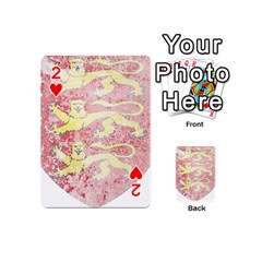 England Coa Playing Cards 54 Designs (Mini) from ArtsNow.com Front - Heart2