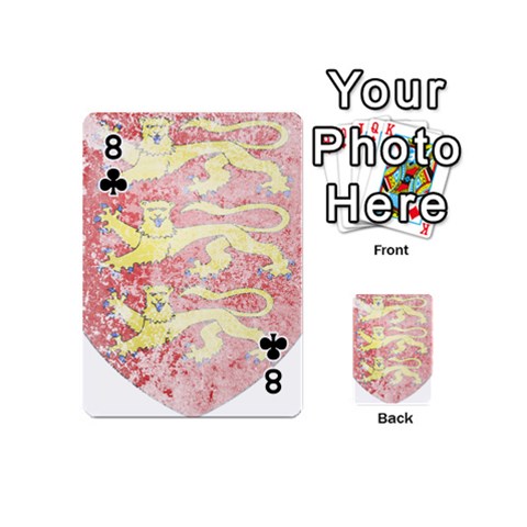 England Coa Playing Cards 54 Designs (Mini) from ArtsNow.com Front - Club8