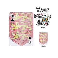 England Coa Playing Cards 54 Designs (Mini) from ArtsNow.com Front - Spade10