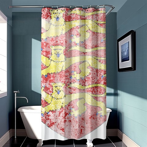 England Coa Shower Curtain 36  x 72  (Stall) from ArtsNow.com Curtain(36 X72 ) - 33.26 x66.24  Curtain(36 X72 )