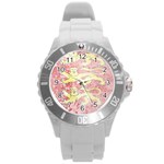 England Coa Round Plastic Sport Watch (L)