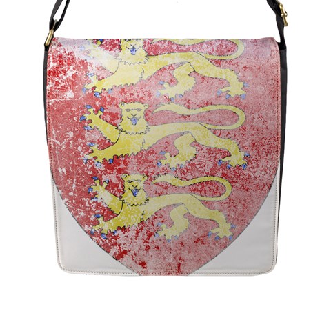 England Coa Flap Closure Messenger Bag (L) from ArtsNow.com Front