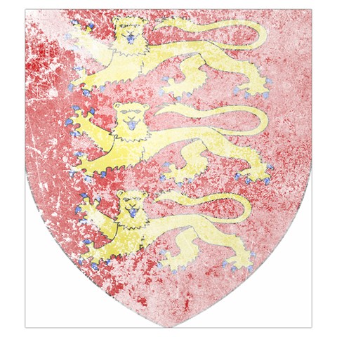 England Coa Drawstring Pouch (XXL) from ArtsNow.com Front