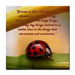 ladybug Tile Coaster