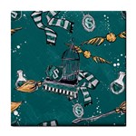 Slytherin Pattern Tile Coasters