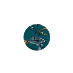 Slytherin Pattern 1  Mini Buttons