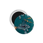 Slytherin Pattern 1.75  Magnets