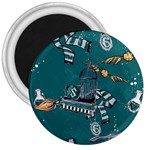Slytherin Pattern 3  Magnets