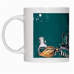 Slytherin Pattern White Mugs from ArtsNow.com Left