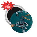 Slytherin Pattern 2.25  Magnets (100 pack) 