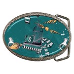 Slytherin Pattern Belt Buckles