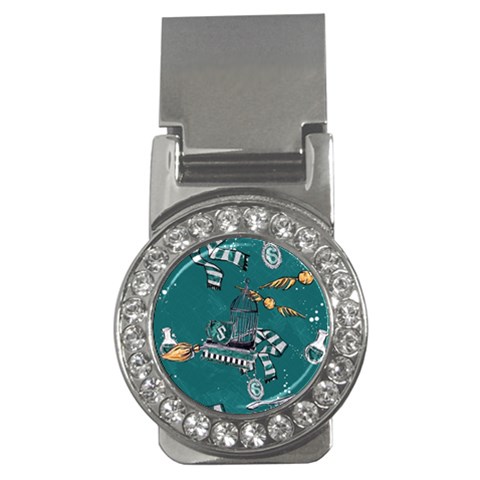 Slytherin Pattern Money Clips (CZ)  from ArtsNow.com Front