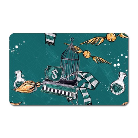 Slytherin Pattern Magnet (Rectangular) from ArtsNow.com Front