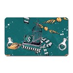 Slytherin Pattern Magnet (Rectangular)