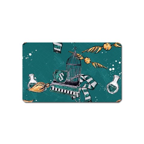 Slytherin Pattern Magnet (Name Card) from ArtsNow.com Front