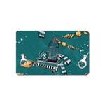 Slytherin Pattern Magnet (Name Card)