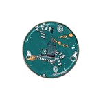 Slytherin Pattern Hat Clip Ball Marker