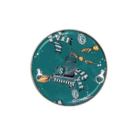 Slytherin Pattern Hat Clip Ball Marker (4 pack) from ArtsNow.com Front
