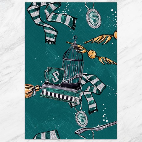 Slytherin Pattern Canvas 24  x 36  from ArtsNow.com 23.35 x34.74  Canvas - 1