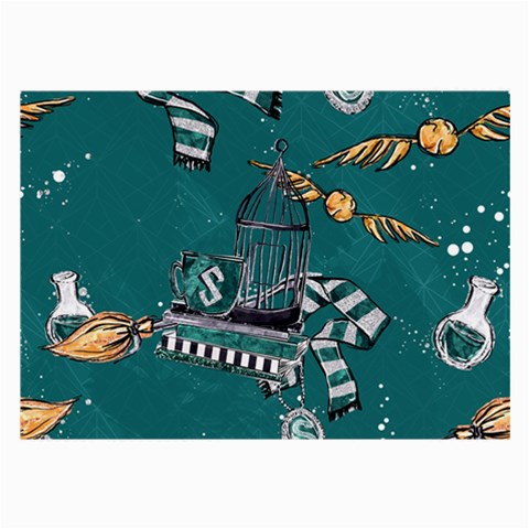 Slytherin Pattern Large Glasses Cloth from ArtsNow.com Front
