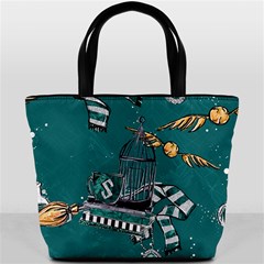 Slytherin Pattern Bucket Bag from ArtsNow.com Back