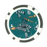 Slytherin Pattern Poker Chip Card Guard (10 pack)