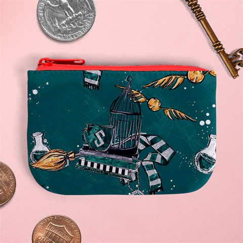 Slytherin Pattern Mini Coin Purse from ArtsNow.com Front